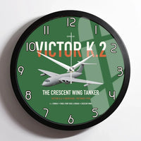 Thumbnail for Handley Page Victor K.2 design on green framed wall clock