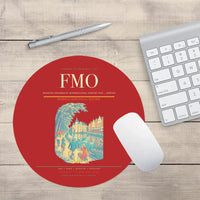 Thumbnail for Munster Osnabruck International Airport (FMO) design on red round mouse pad