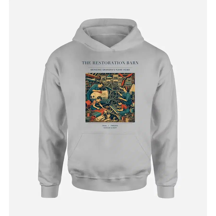 VINTAGE G4143 - The Restoration Barn - Premium Hoodie design on lightgray premium