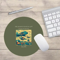 Thumbnail for VINTAGE G4471 - The Skydive Festival Lift - Designed Mouse Pads design on greenarmy round