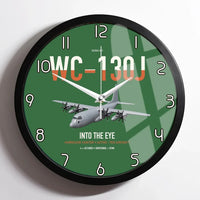 Thumbnail for WC-130J Hurricane Hunter design on green framed wall clock