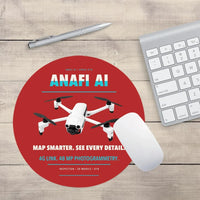 Thumbnail for Parrot ANAFI Ai design on red round mouse pad