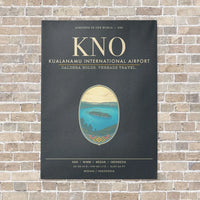 Thumbnail for Kualanamu International Airport Medan KNO - Canvas Framed - Gray