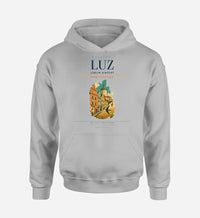 Thumbnail for Lublin Airport (LUZ) design on light gray hoodie single-side print