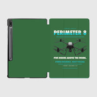 Thumbnail for Skyfront Perimeter 8 design on green samsung tablet tablet case