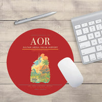 Thumbnail for Sultan Abdul Halim Airport (AOR) design on red round mouse pad