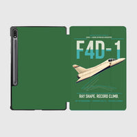 Thumbnail for F4D-1 Skyray design on green samsung tablet tablet case