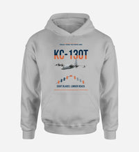 Thumbnail for KC-130T NP2000 design on light gray double-side hoodie, single-side print