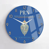 Thumbnail for Prishtina International Airport Adem Jashari PRN Wall-Clock No-Frame - Blue
