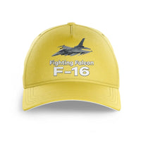 Thumbnail for The Fighter Jet 16 printed hat - yellow