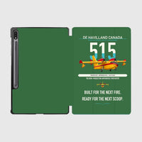 Thumbnail for De Havilland Canadair 515 design on green samsung tablet tablet case