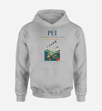 Thumbnail for Matecaña International Airport (PEI) design on light gray hoodie single-side print