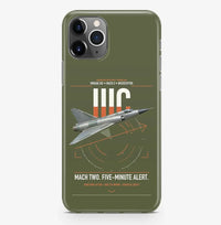 Thumbnail for Dassault Mirage IIIC design on green army magsafe iphone case, for iPhone Pro Max
