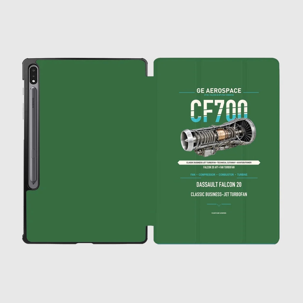 CF700 design on green samsung tablet tablet case