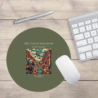 Thumbnail for VINTAGE G4285 - The Canyon Mail Hook - Designed Mouse Pads design on greenarmy round