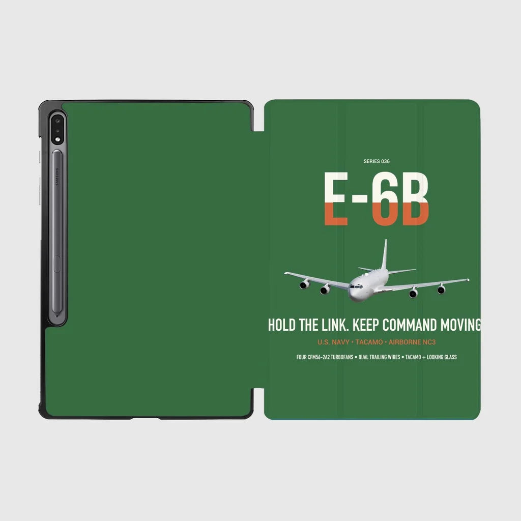 E-6B Mercury design on green samsung tablet tablet case
