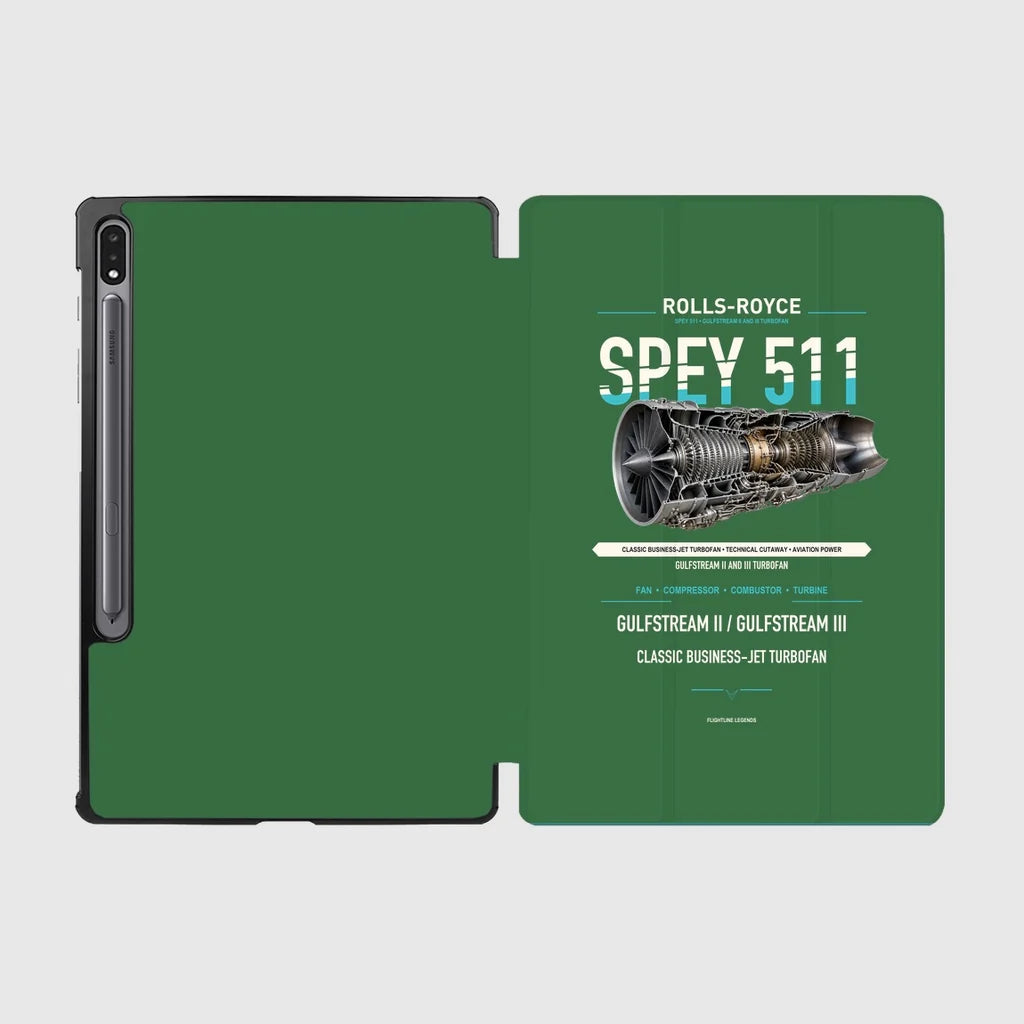SPEY 511 design on green samsung tablet tablet case