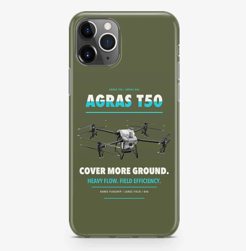 DJI Agras T50 Case ProMax design on green army iphone case promax