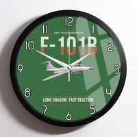 Thumbnail for F-101B Voodoo design on green framed wall clock