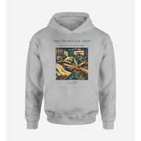 Thumbnail for VINTAGE G4014 - The Propeller Shop - Premium Hoodie design on lightgray premium