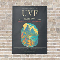 Thumbnail for Hewanorra International Airport UVF - Canvas Framed - Gray