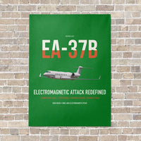 Thumbnail for EA-37B Compass Call vertical canvas print - no frame - green background