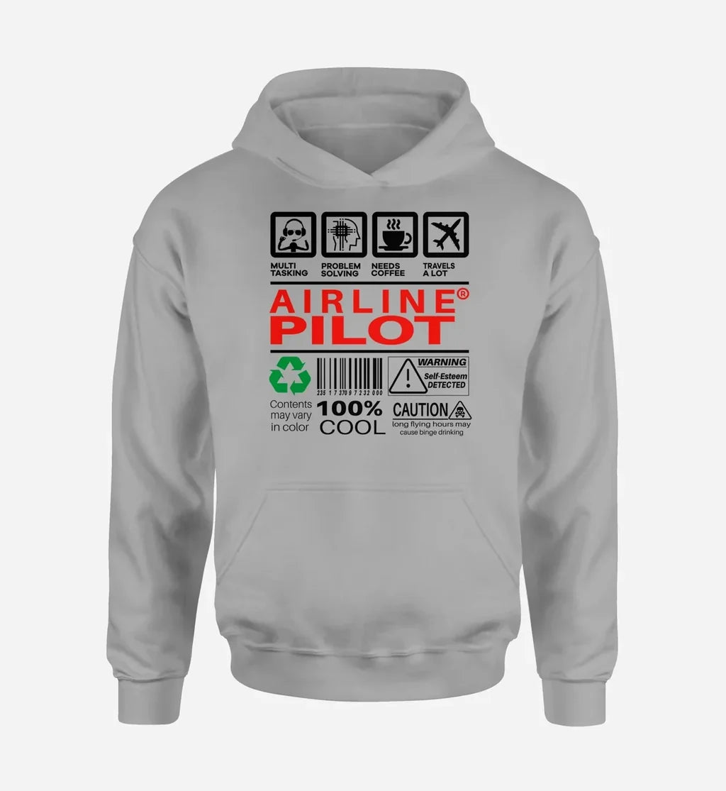 Airline Pilot Label Hoodie - view 9