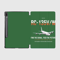 Thumbnail for RC-135V W Rivet Joint design on green samsung tablet tablet case