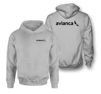 Thumbnail for Avianca Airlines logo on light gray double side hoodie