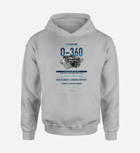 Thumbnail for O-360 design on light gray hoodie single side
