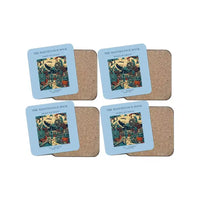 Thumbnail for The Maintenance Dock - Designed Coasters design on light blue 4-pieces-set