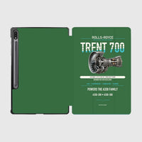Thumbnail for TRENT 700 design on green samsung tablet tablet case