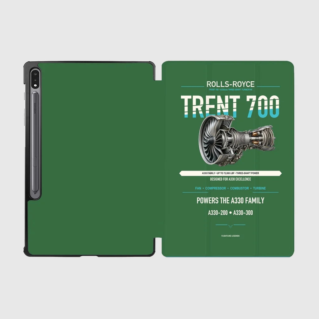 TRENT 700 design on green samsung tablet tablet case