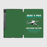 Thumbnail for DJI Mini 4 Pro design on green samsung tablet tablet case