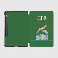 Thumbnail for Casper–Natrona County International Airport (CPR) design on green samsung tablet tablet case