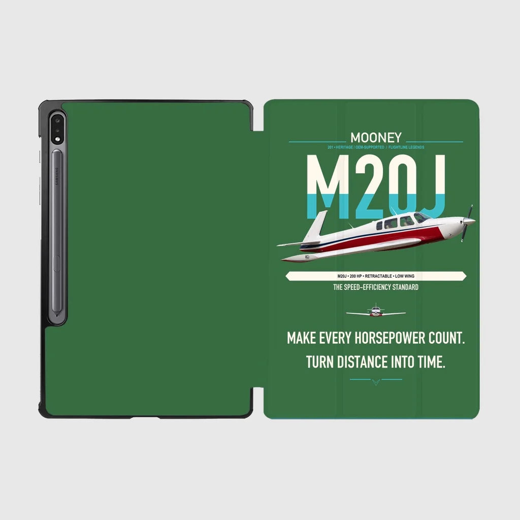 Mooney M20J 201 design on green samsung tablet tablet case