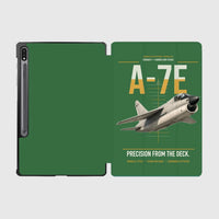 Thumbnail for A-7E Corsair II design on green samsung tablet tablet case