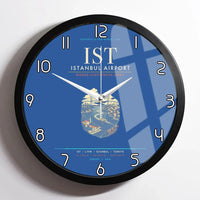 Thumbnail for Istanbul Airport IST Wall-Clock Framed - Blue