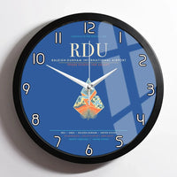 Thumbnail for Raleigh-Durham International Airport RDU Wall-Clock Framed - Blue