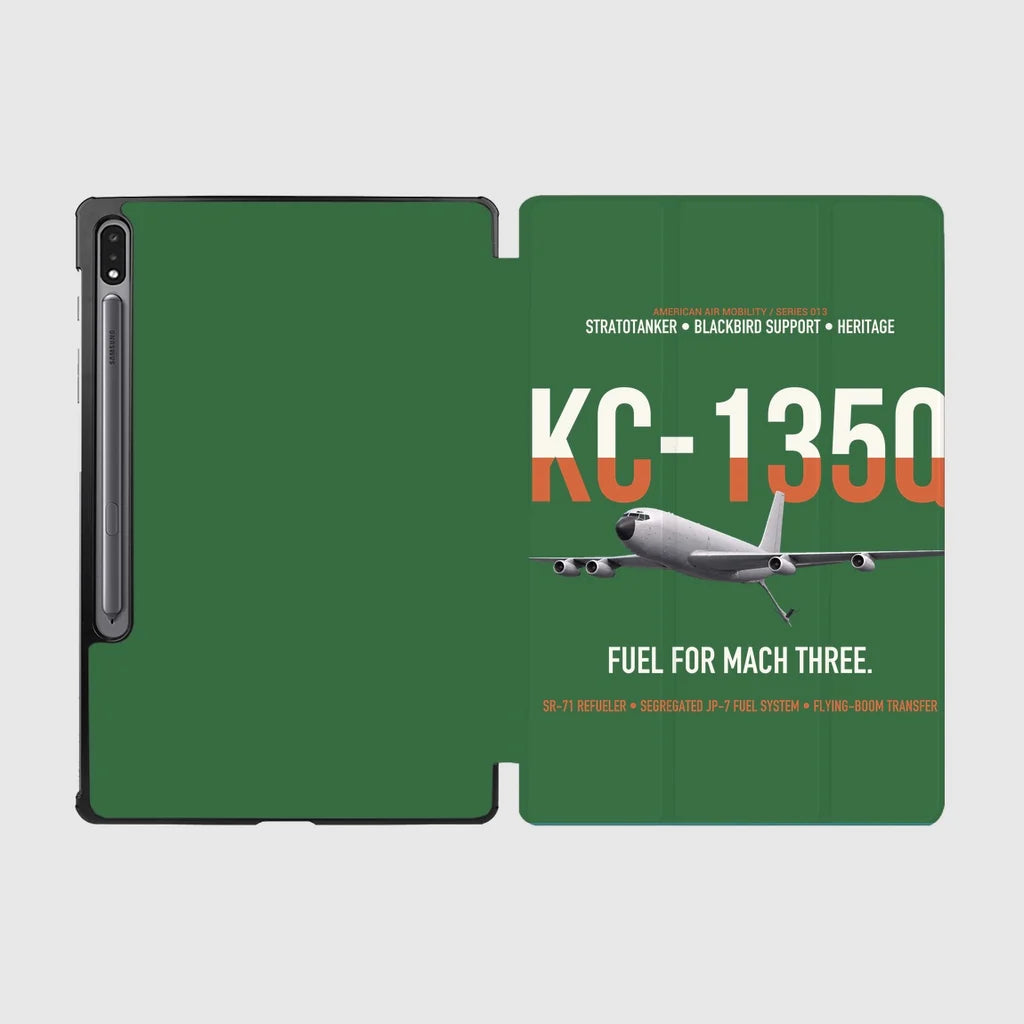 KC-135Q Blackbird Tanker design on green samsung tablet tablet case