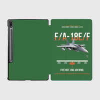 Thumbnail for F A-18E F Buddy Tanker design on green samsung tablet tablet case