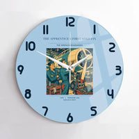 Thumbnail for VINTAGE G4173 - The Apprentice's First Solo Fix - Designed Wall Clocks design on lightblue no-frame