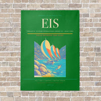 Thumbnail for Terrance B. Lettsome International Airport EIS — Road Town vertical canvas print - no frame - green background