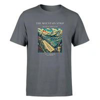 Thumbnail for VINTAGE G4196 - The Mountain Strip - Premium T-Shirt design on gray premium t shirt