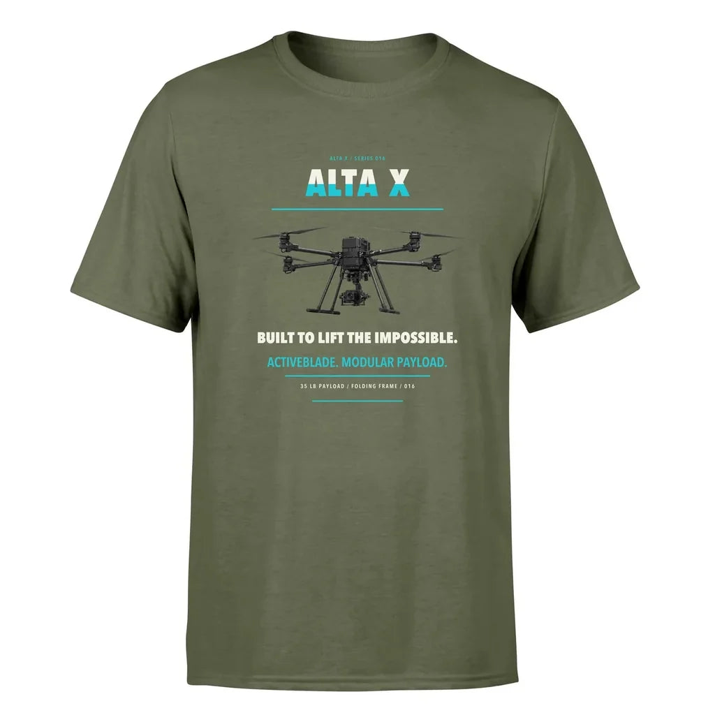 Freefly Alta X design on green army single side