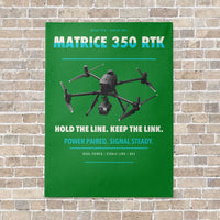 Thumbnail for DJI Matrice 350 RTK vertical canvas print - no frame - green background
