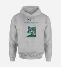 Thumbnail for Ireland West Airport Knock (NOC) design on light gray hoodie single-side print