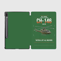 Thumbnail for Bell Canada CH-146 Griffon design on green samsung tablet tablet case