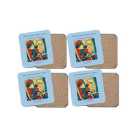 Thumbnail for The Window Seat Child - Designed Coasters design on light blue 4-pieces-set