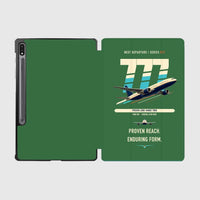 Thumbnail for Boeing 777-200ER design on green samsung tablet tablet case